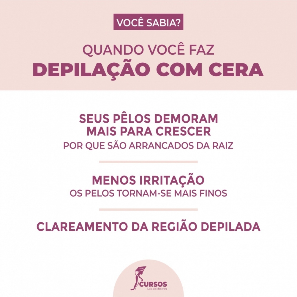 Benefícios da depilação com cera