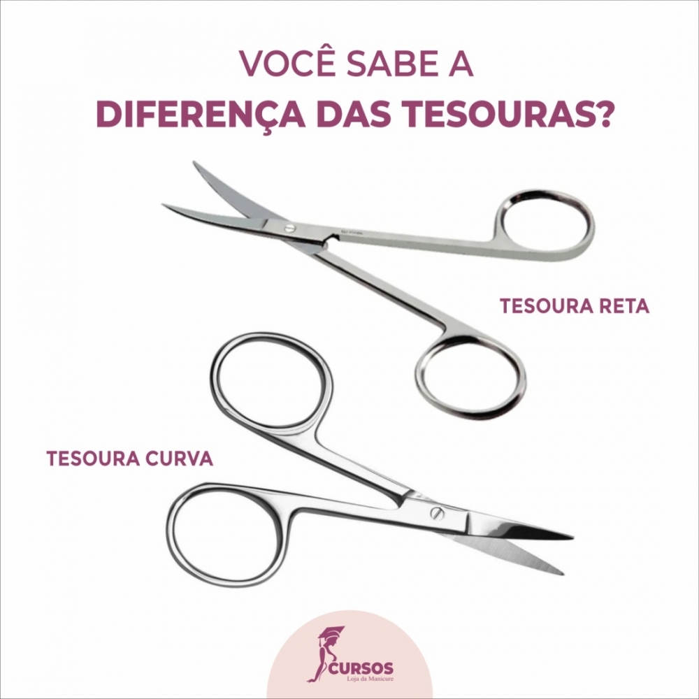 Você sabe a diferença das tesouras?